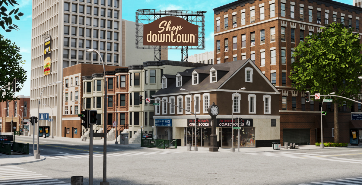 shop downtown